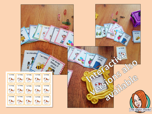 Character Traits Reward Tags Give you class something to brag about! These reward tags can be printed and used in your classroom for behaviour management. This download includes 15 reward tags: I am brave I am kind I am friendly I am nice I am hard working I am happy I am loyal I am tidy I am honest I am giving I always think of others I am pleasant I am interesting I am careful I am dedicated #bragtags #rewardtag #awardtags #backtoschool