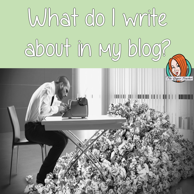 I don't know what to write on my blog!