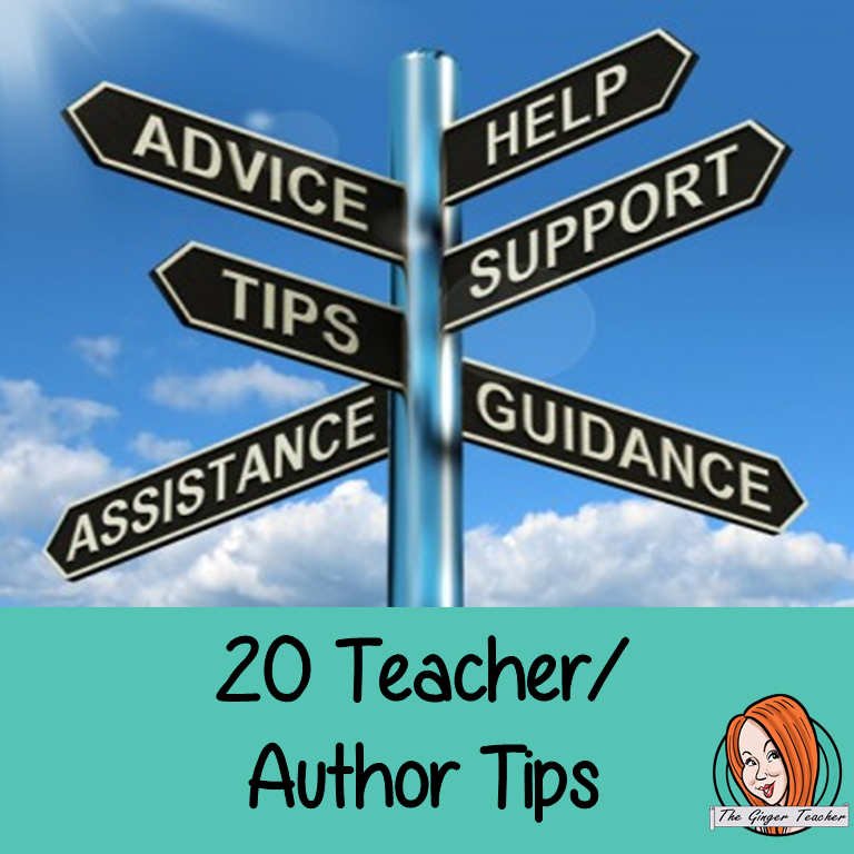 Tips Round Up #1 - Top 20 Teacher/Author Tips