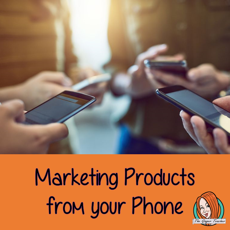 How can I market my products on my phone?