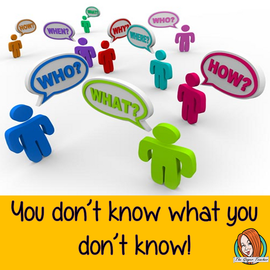 You don't know what you don't know!