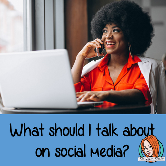 What can I talk about on social media?
