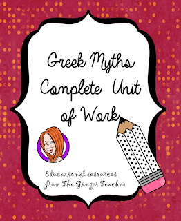 Myths and Legends Unit of Work