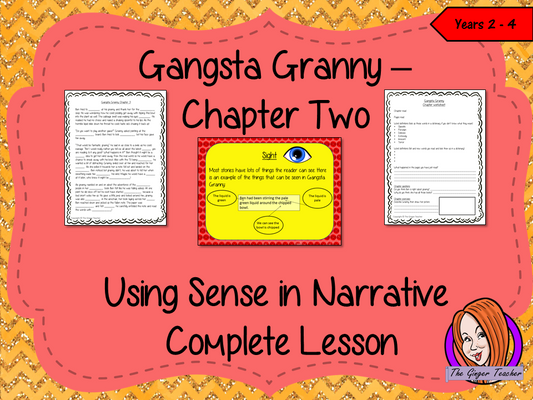 Gangsta Granny Senses in Narrative Lesson