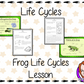 Frog  Life Cycles   -  Complete Science Lesson