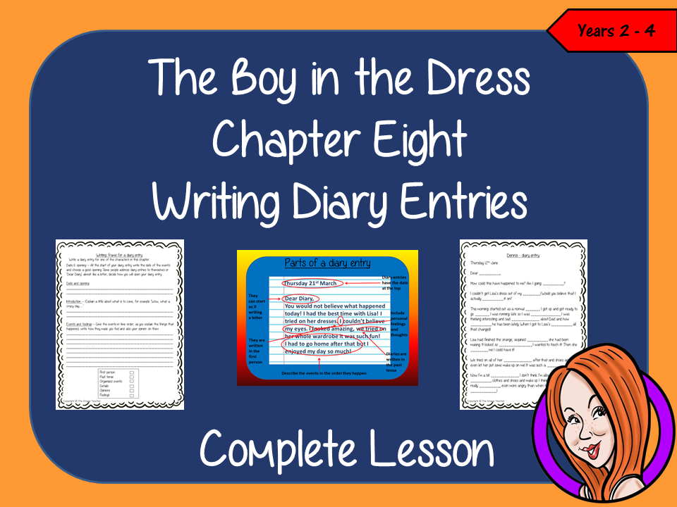 The Boy in the Dress Diary Writing Lesson