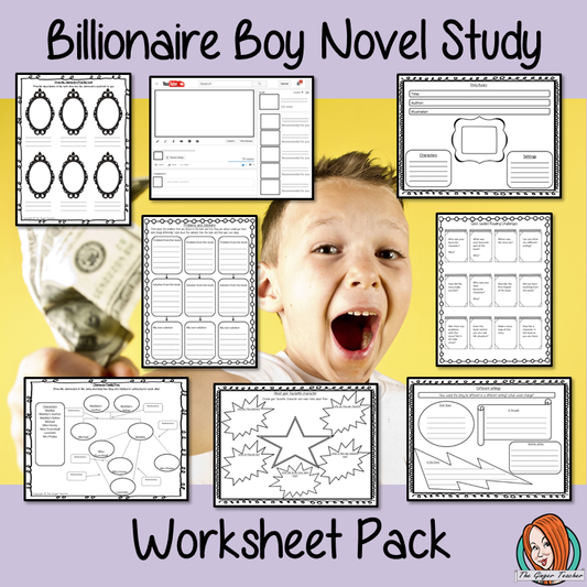 Billionaire Boy Worksheet Pack