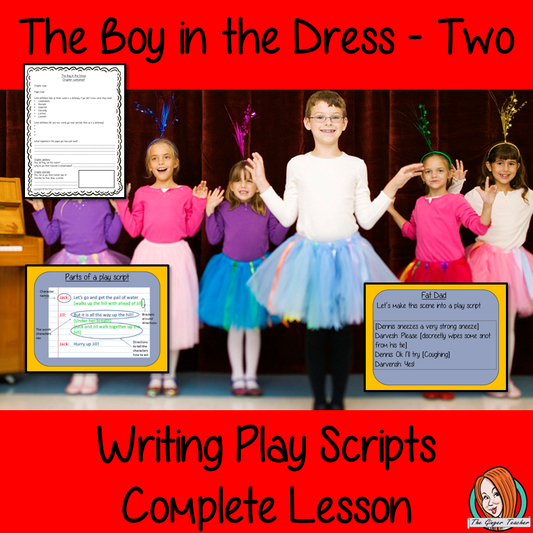 The Boy in the Dress Play Scripts Lesson