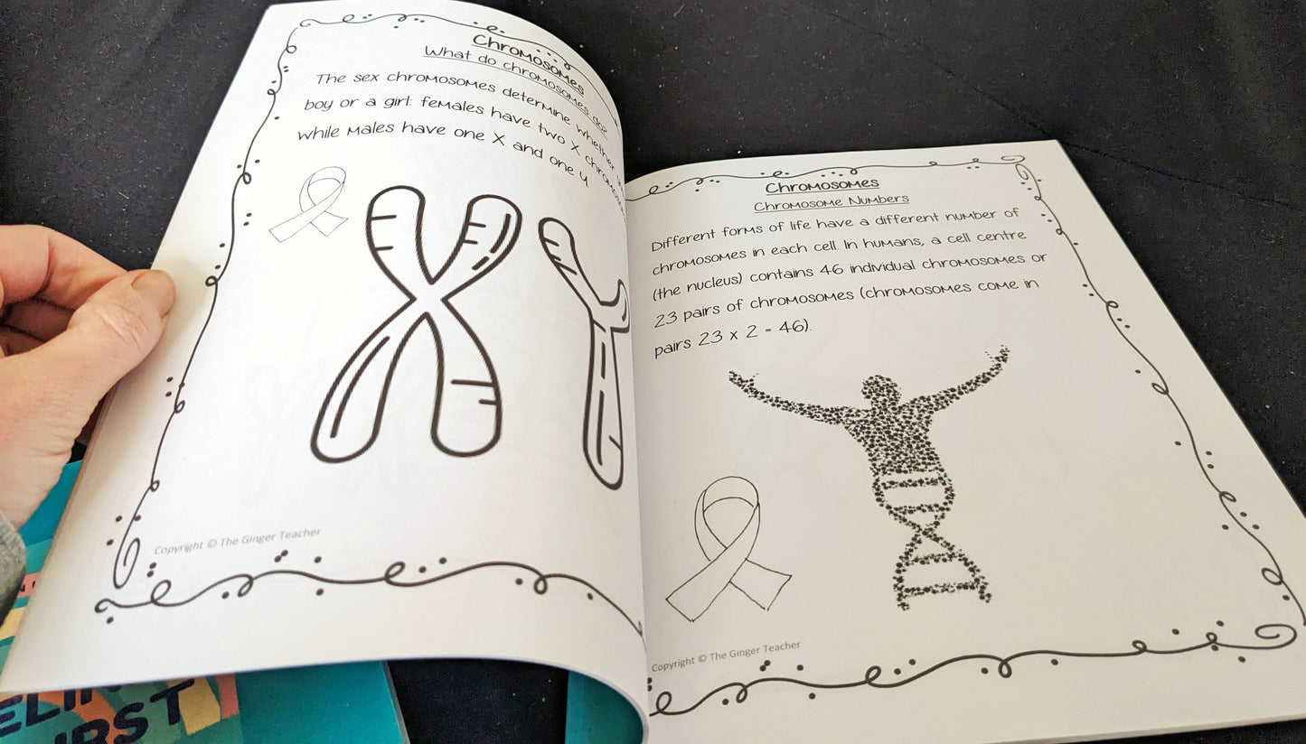 Science is Fun – Learn and Colour: Biology - Chromosomes