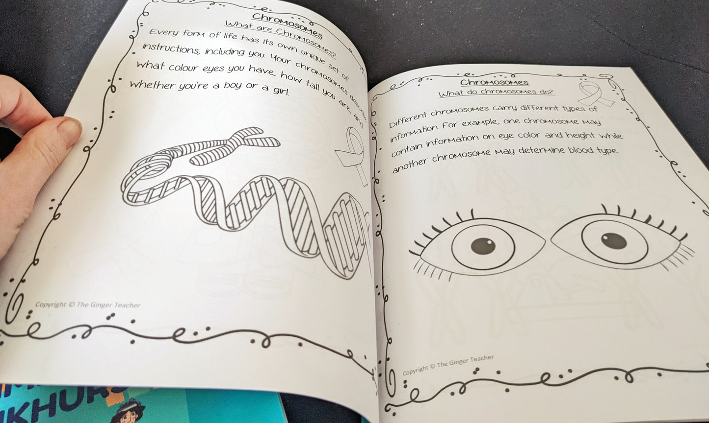 Science is Fun – Learn and Colour: Biology - Chromosomes