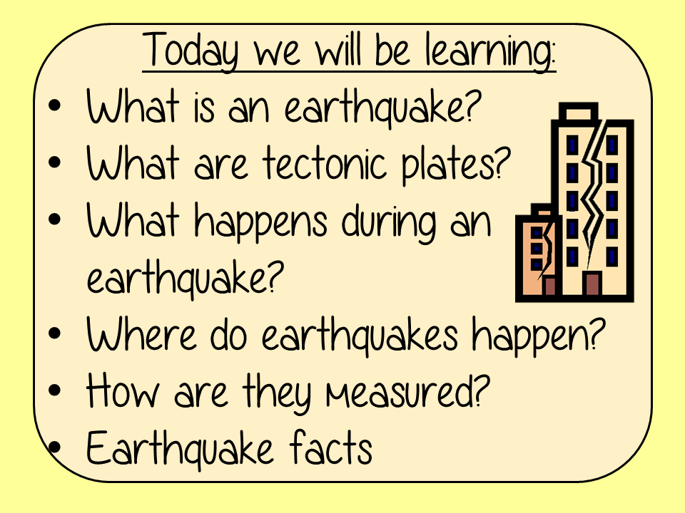 earthquakes-lesson-activity