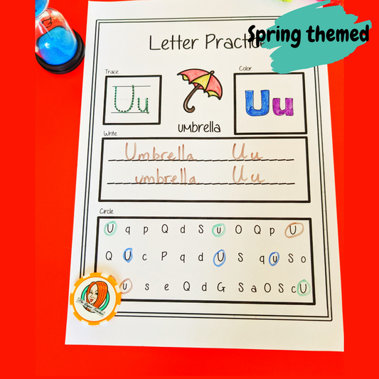 Spring Themed Letter Recognition and Beginner Sounds