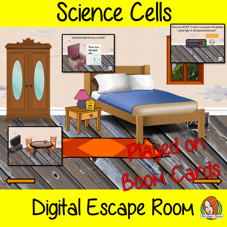 Cells Science Escape Room Boom Cards