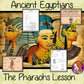 Distance Learning Ancient Egyptian Pharaohs Google Slides Lesson  Teach children about Ancient Egyptian pharaohs. This is a complete resources lesson to teach children about the life of pharaohs in Ancient Egypt.  The children will learn about how the pharaohs dressed, the types of duties they had and why they were so important. Some of the most famous pharaohs are discussed with Tutankhamun explained in detail. There is a detailed 44 slide presentation and four versions of the 8-page, Google Slides workshe