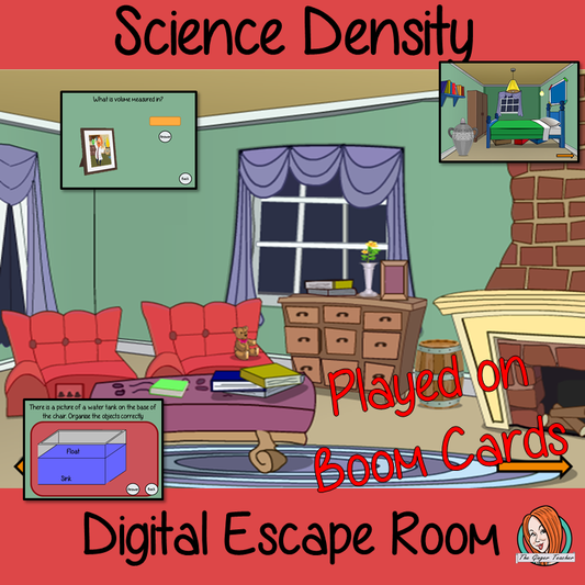 Density Science Escape Room Boom Cards