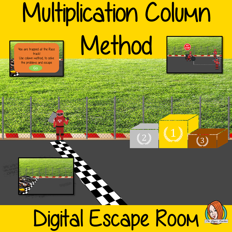 Multiplication Using Column Method Escape Room