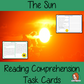The Sun Reading Comprehension Cards  Differentiated reading comprehension cards. Three levels of texts and questions to help children with reading comprehension. This text is on The Sun and has questions to help children understand and draw meaning from the text.