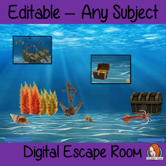 Editable Digital Escape Room