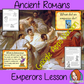 Distance Learning Ancient Romans Emperors and Government Lesson  Teach children about Ancient Romans and their Emperors. This is a complete Google Slides lesson to teach children about the Roman government and emperors.  The children will learn how Rome changed from a republic to an empire, what a democracy is, what an emperor did and why the Roman Empire was successful. There is a detailed 22 slide presentation and four versions of the 6-page, Google Slides worksheet to allow children to show their underst