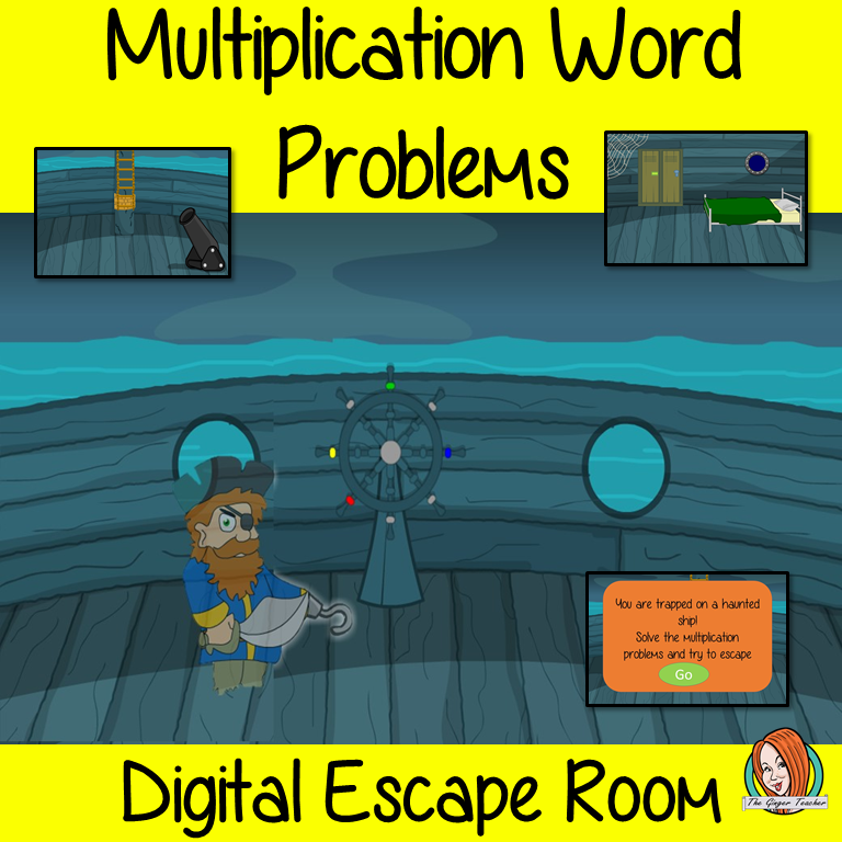 Multiplication Word Problems Escape Room