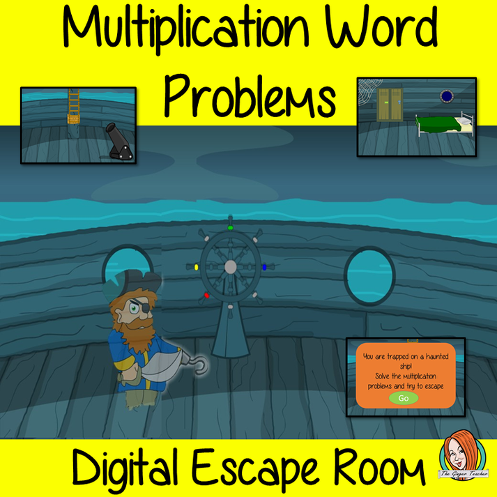 Multiplication Word Problems Escape Room – The Ginger Teacher