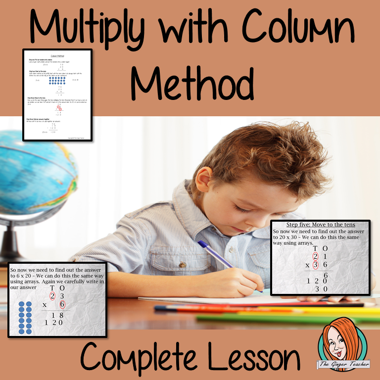 Multiplication Column Method – The Ginger Teacher