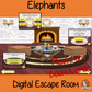 Elephants Escape Room Boom Cards Escape the room! Learn about and practice Elephants information with this fun digital escape room. Children will need to explore the room answering questions and solving puzzles and collecting information to escape. 