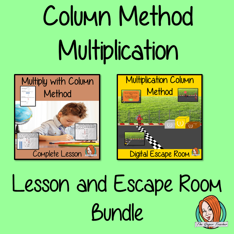 Column Method Practice Column Method Multiplication Lesson and Escape Room Bundle – The Ginger ...