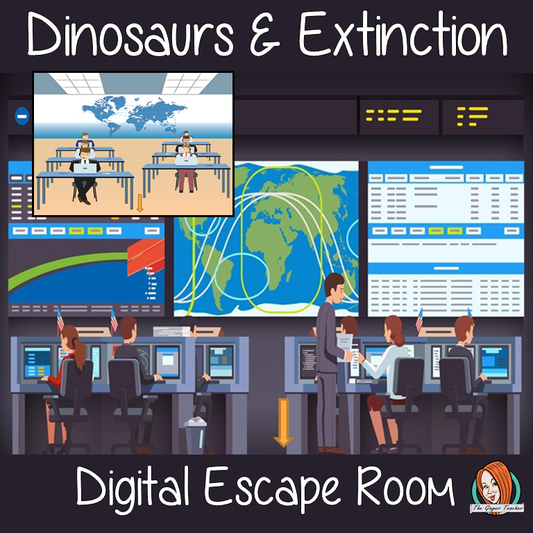 Dinosaurs and Extinction Digital Escape Room