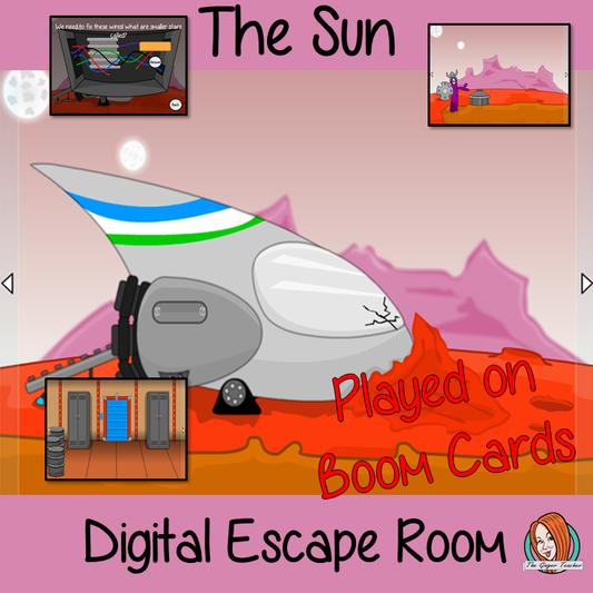 The Sun Escape Room Boom Cards