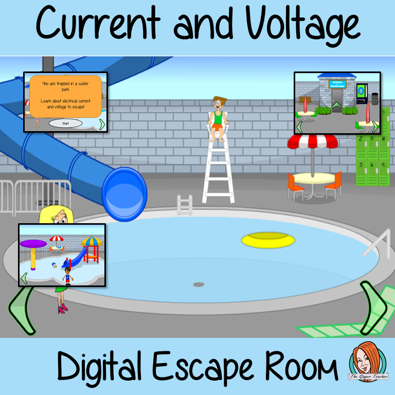 Electrical Current and Voltage Escape Room