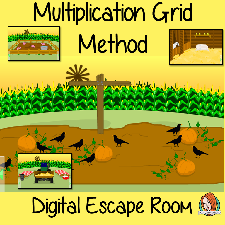 Multiplication Using Grid Method Escape Room