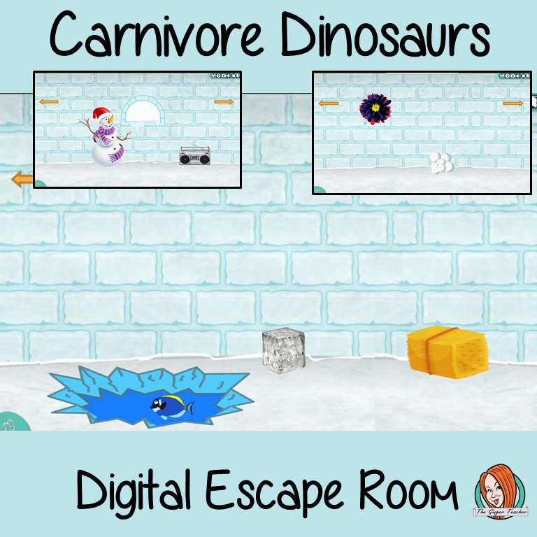 Carnivore Dinosaurs Digital Escape Room
