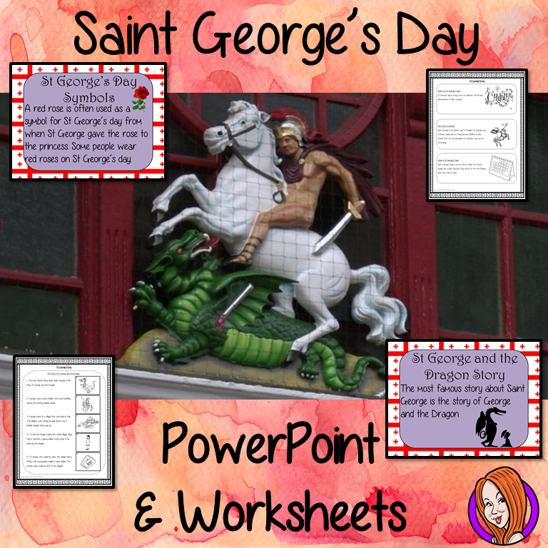Saint George’s Day   -  PowerPoint and Worksheets
