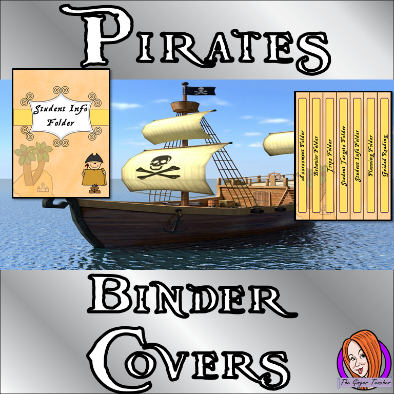 Pirate Themed Folder / Binder Covers  This download includes fun pirate themed binder covers for your classroom folders. These are great for teachers and kids to have a pirate room and keep everything organised This download includes: - 13 different folder covers and spines - Editable cover and spine #classroomthemes #teachingideas #pirateclassroom