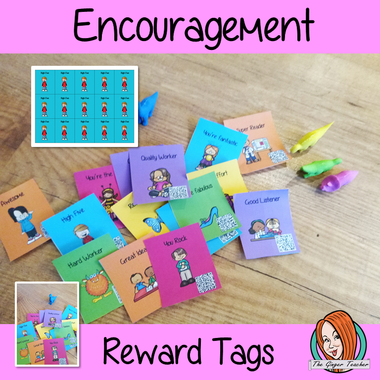 Encouraged Labels Encouragement and Motivational Reward Tags (Brag Tags) – The Ginger Teacher