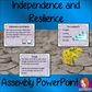 Resilience and Independence Assembly PowerPoint  This download includes a fun and interesting 21 slide PowerPoint presentation for your assembly. This assembly teaches children to think about growth mind set, encourages them to use the learning pit and helps kids to use their struggles to improve.  #assembly #backtoschool #courage #learning