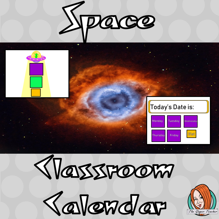 Outer Space Themed Classroom Calendar Display This download includes a fun space themed classroom calendar display for your classroom. These are great for teachers and kids to have an outer space themed room and celebrate everyone’s birthday. This download includes: - Calendar title - Space ship calendar display  - Days of the week signs - Months of the year signs - 31 date signs  - Full calendar instructions #classroomthemes #teachingideas #outerspaceclassroom