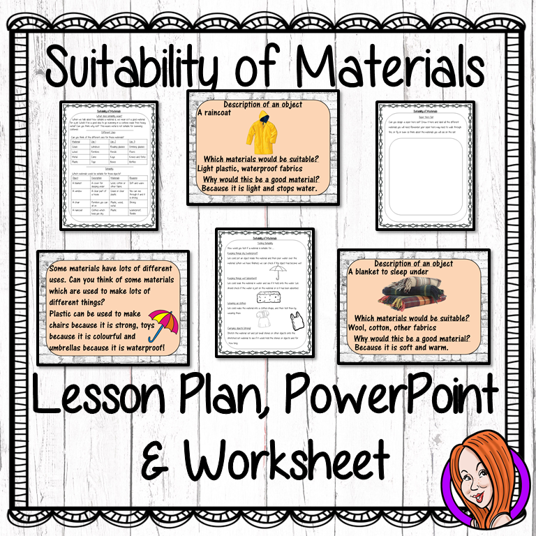 Suitability of Materials Lesson