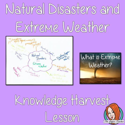 Freebie Natural Disasters and Extreme Weather Knowledge Harvest Lesson   This download is a complete lesson on introducing natural disasters with a knowledge harvest.  It is the perfect lesson to start a topic on extreme weather. Included: * Full lesson plan * Example knowledge harvest * Big Question #lessonplanning #teachingresources #teaching #resources #sciencelesson