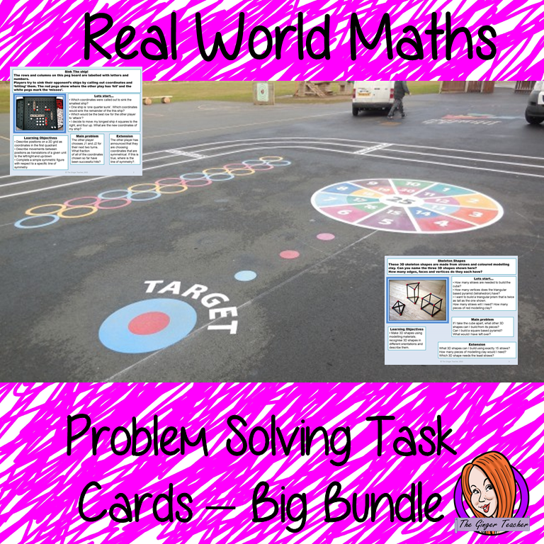Real World Maths Task Cards Big Bundle – The Ginger Teacher