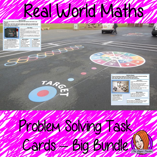 Real World Maths Task Cards Big Bundle