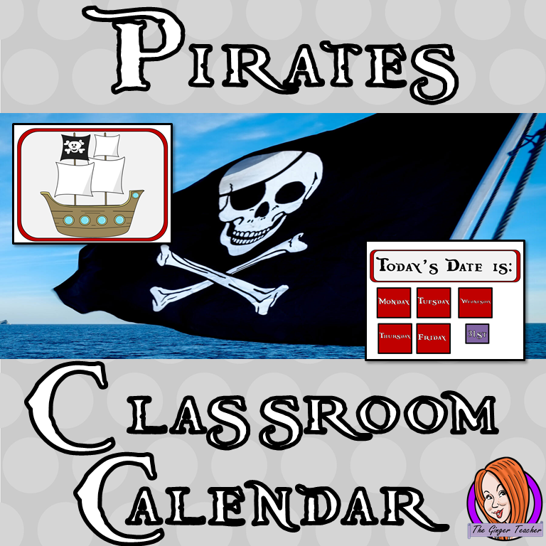 Pirate Classroom Calendar Display This download includes a fun pirate themed classroom calendar display for your classroom. These are great for teachers and kids to have a pirate room and celebrate everyone’s birthday. This download includes: - Calendar title - Pirate ship calendar display  - Days of the week signs - Months of the year signs - 31 date signs  - Full calendar instructions #classroomthemes #teachingideas #pirateclassroom