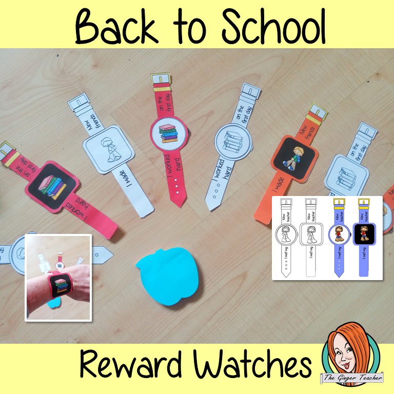 Back to School Reward Watches The Ginger Teacher