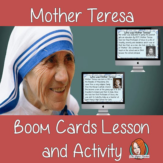 Mother Teresa - Boom Cards Digital Lesson
