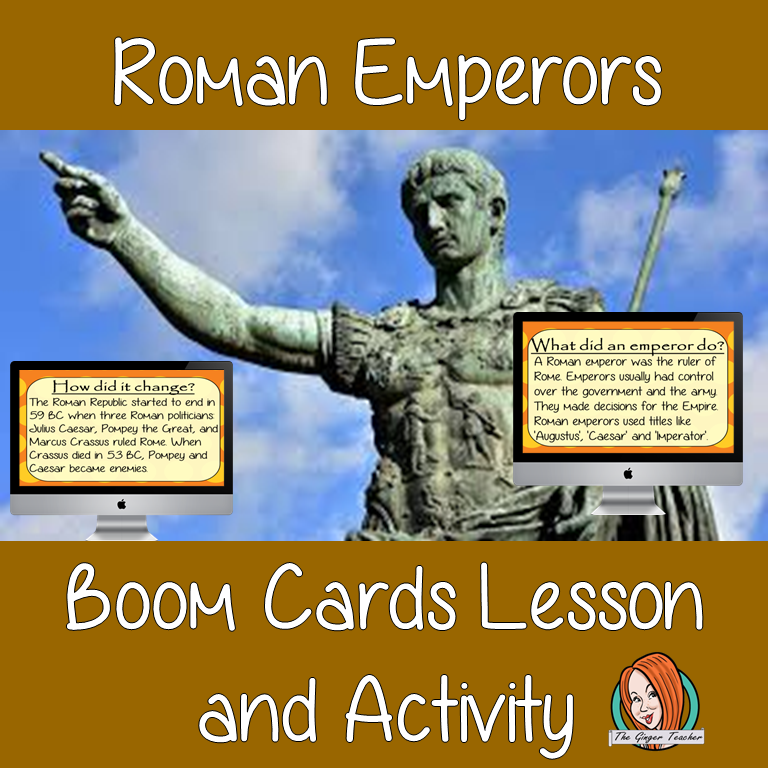 Roman Emperors - Boom Cards Digital Lesson