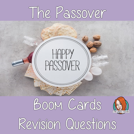 The Passover Revision Questions  This deck revises children’s knowledge of the Passover. There are multiple choice revision questions to check children’s understanding. These question cards are self-grading and lots of fun!