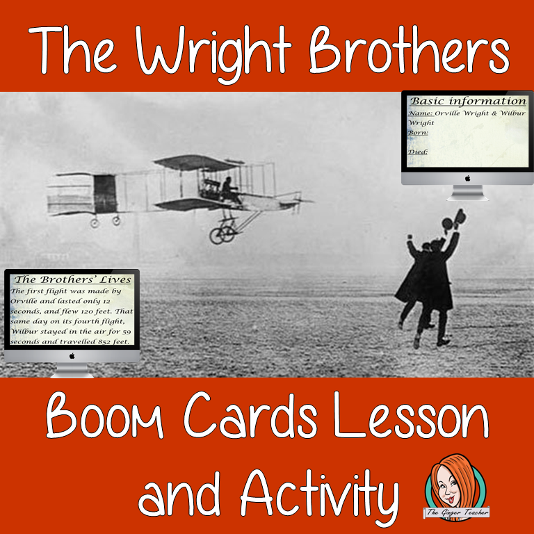 The Wright Brothers - Boom Cards Digital Lesson