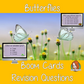 Butterflies Revision Questions  This deck revises children’s knowledge of Butterflies. There are multiple choice revision questions to check children’s understanding. These question cards are self-grading and lots of fun!