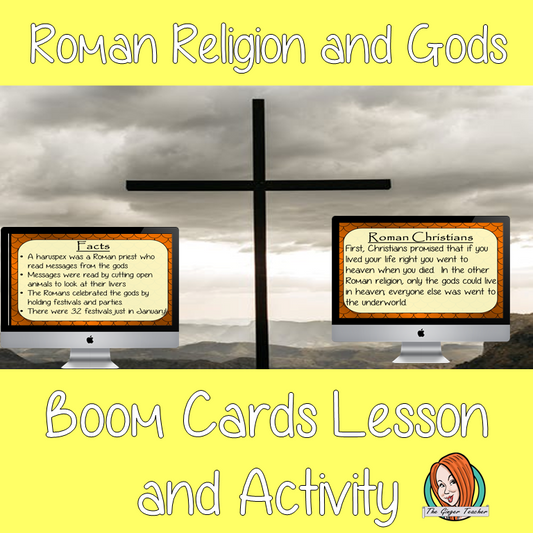 Roman Religion and Gods - Boom Cards Digital Lesson